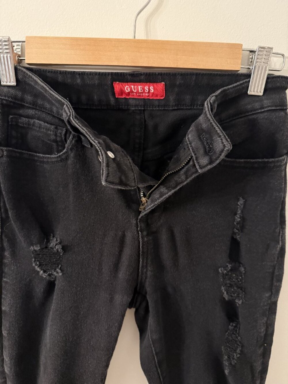 Guess Distressed Black Jeans - NWT